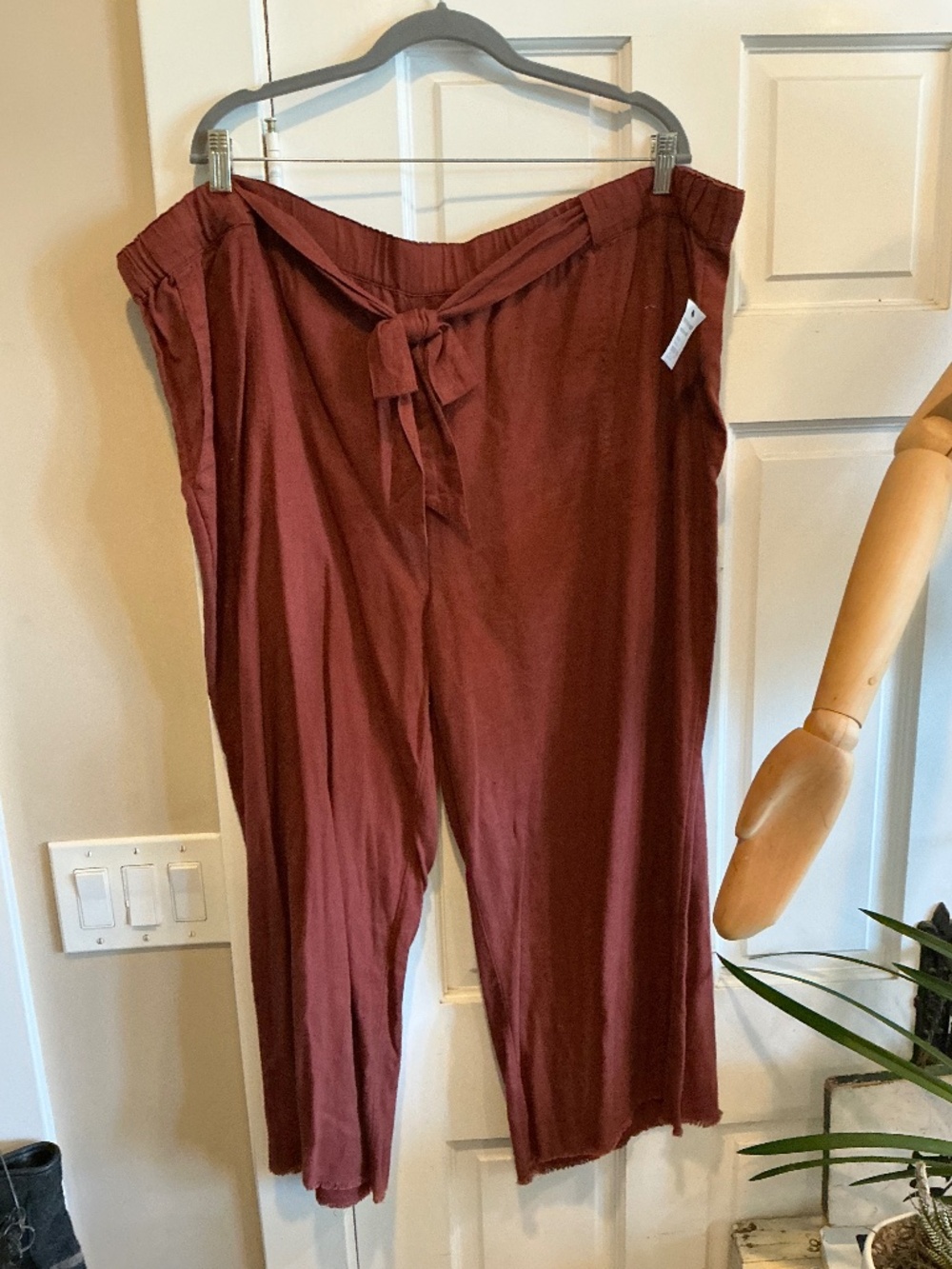 Caslon pants with tie in plus size 3X,